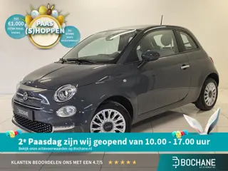 Fiat 500 1.0 Hybrid Lounge  | Airco | Apple CarPlay / Android Auto navigatie | Bluetooth |
