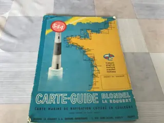 KUSTNAVIGATIE GIDSKAART in KLEUREN MET GRONDIG UITLEG