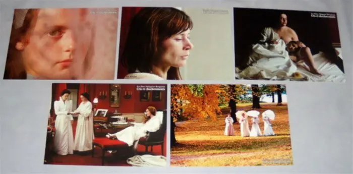 CRIES AND WHISPERS lobbycard set.