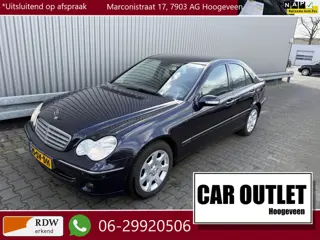 Mercedes-Benz C-Klasse 180 K. Elegance AUTOMAAT, Clima, CC, PDC v/a, LM, Trekh, nw. APK – Inruil Mog