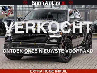 Dodge Ram 1500 HULK | 5.7 V8 | STRIPING | LUCHT VERING | LARAMIE SPORT BLACK ON BLACK | MEGA DIK | C