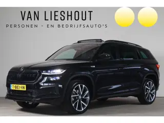 Škoda Kodiaq 1.5 TSI Sportline Business - NL- Auto!! Sportleder I Stoel-Vent. I Mem. seats -- Hemelv
