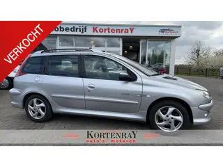 Peugeot 206 SW 1.6 .2e paasdag open van 10:30 tot 15:00 uur! nette auto met ijskoude airco!!