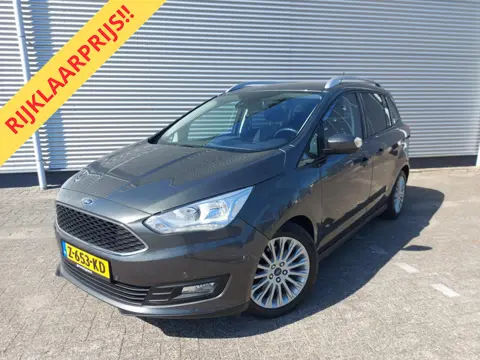 Ford Grand C-Max 1.0 Titanium, airco,cruise,navigatie/camera,stoel/stuurverwarming,voorruit verwarmd