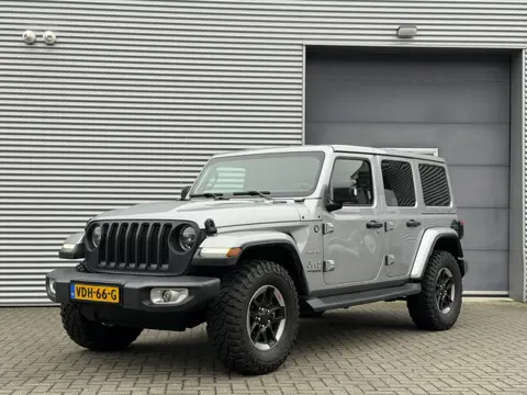 Jeep Wrangler 2.2D Sahara I Aut. I Grijs Kenteken I 11000 Km I Carplay I Leder I 4WD