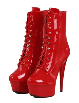 Vinyl Enkellaarsjes met Plateauzool