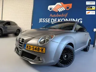 Alfa Romeo MiTo 0.9 TwinAir Racer,kleur; mat grijs,bj.2016,NAP met 152.871 km. APK tot 11-2026.