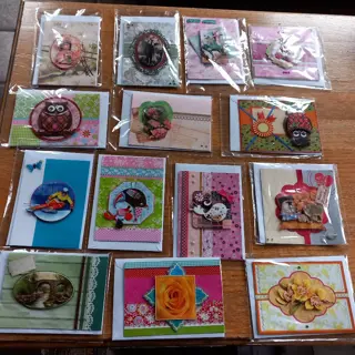 kaarten , zelfgemaakte