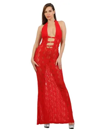 Lange kanten jurk. Maat S/M en L/XL