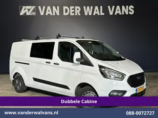 Ford Transit Custom 2.0 TDCI 130pk L2H1 Dubbele Cabine Euro6 Airco | 6-Zits | Camera | LED | Cruisec