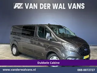 Ford Transit Custom 2.0 TDCI 170pk L2H1 Dubbele Cabine Euro6 Airco | 5-Zits | 2x Zijdeur | Camera | 