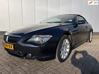 BMW 6-serie Cabrio 650i Cabrio Full options-weinig KM!! YOUNGTIMER Tax rapport €23,500,-