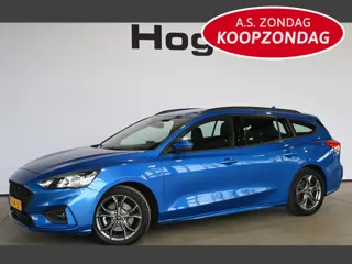 Ford FOCUS Wagon 1.0 EcoBoost 126pk ST Line ketting! Navigatie 1e Eigenaar Airco LED Cruise control 