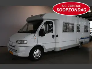 Fiat BURSTNER T627 Half-Intergraal 2.8idTD 123PK Airco Trekhaak Solar Camera enz. Inruil Mogelijk!