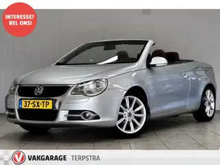 Volkswagen Eos 2.0-16v FSI/ D-Riem Verv. 194.000KM!/ Cabrio!/ Schuif-Kanteldak!/ LEDER-Sportstoelen/