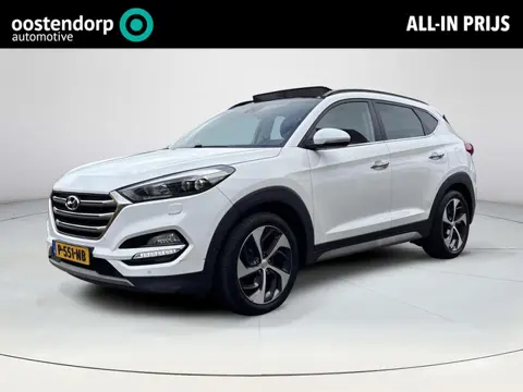 Hyundai Tucson 1.6 T-GDi Premium 4WD | 1.600kg trekgewicht! | Trekhaak | Stoel en stuurverwarming | 