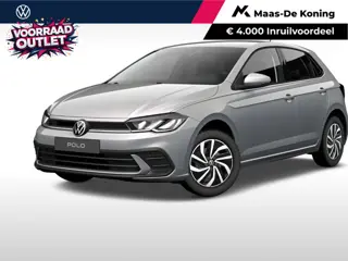 Volkswagen Polo Life Edition 1.0 TSI 95 pk 5 versn. Hand · Achteruitrijcamera · Regensensor · Voorra