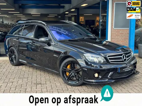 Mercedes-Benz C-klasse Estate AMG 63 2009 ZWART Youngtimer!