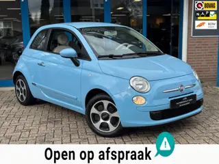 Fiat 500 1.2 Pop Automaat Blauw AIRCO APK NAP 1e Eig!