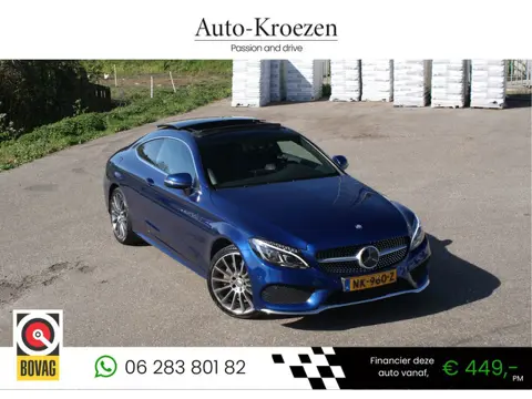 Mercedes-Benz C-klasse Coupé 180 ///AMG Pakket | Pano | Camera | Burmester | Volledig onderhouden |
