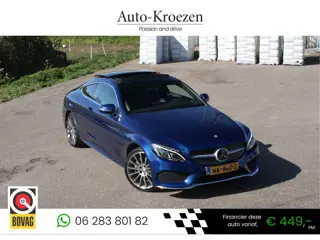 Mercedes-Benz C-klasse Coupé 180 ///AMG Pakket | Pano | Camera | Burmester | Volledig onderhouden |