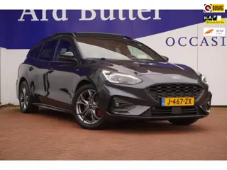 Ford Focus Wagon 1.5 EcoBoost ST Line X Business+Led+Leder+Pano-dak+stuur&stoel-verw+elek-Klep+trekh
