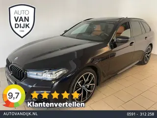 BMW 5-serie Touring 530e Business Edition Plus AUTOMAAT AIRCO NAVI CRUISE PANO LEDER VELGEN CAMERA N