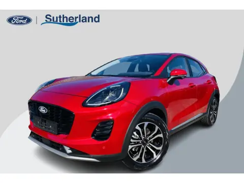 Ford Puma 1.0 EcoBoost Hybrid Titanium 125pk Nieuw Model! Automaat| Fantastic Red | Achteruitrijcame