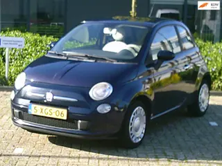 Fiat 500 1.4-16V Pop 2010 Automaat Blauw Airco Elek ramen