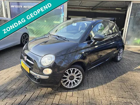 Fiat 500 C 0.9 TwinAir Lounge | 12MND GARANTIE | AIRCO | ELEC RAMEN | LMV | LEER |