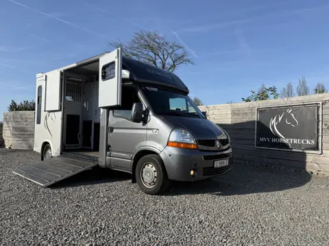 Renault Master | HORSETRUCK | MTM | STALLION 3XL | 2008 | HENGST | AUTOMAAT | 150PK | 3-SEAT | L3 | 