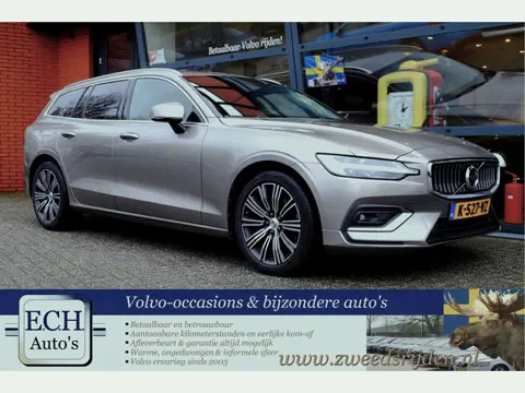 Volvo V60 2.0 B3 177 pk Inscription, Leer, Navi, Apple CarPlay, Stuurwielverw.
