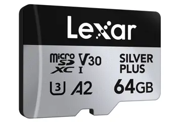 Lexar MicroSDXC Silver Plus UHS-1 64GB V30