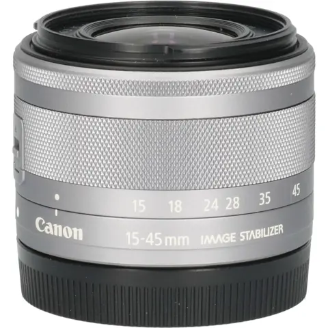 Tweedehands Canon EF-M 15-45mm f/3.5-6.3 IS STM - Zilver CM5352