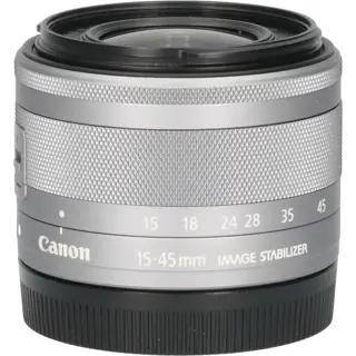 Tweedehands Canon EF-M 15-45mm f/3.5-6.3 IS STM - Zilver CM5352