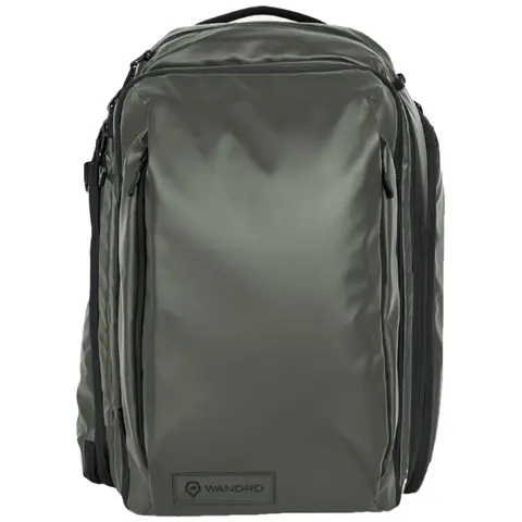 WANDRD Transit 45L Travel Backpack Wasatch Green Essential+ Bundle