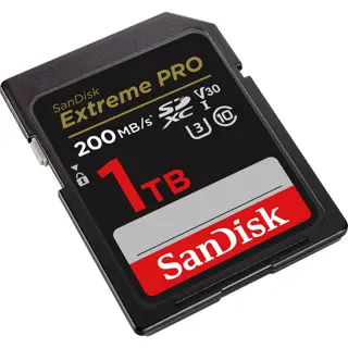 SanDisk Extreme Pro 1TB SDXC Memory Card 200MB