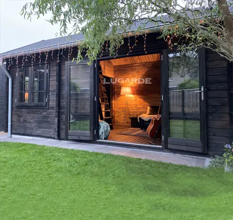 MAATWERK: blokhutten, woonunits, bijgebouwen.