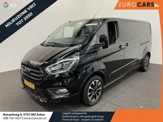Ford Transit Custom 2.0 TDCI L2H1 Limited Sport Dubbele Cabine Airco Cruise Control Navi Trekhaak 2x