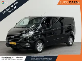 Ford Transit Custom 300 2.0 TDCI L2H1 Limited Dubbele cabine Automaat Navi Airco 2 Schuifdeuren Trek