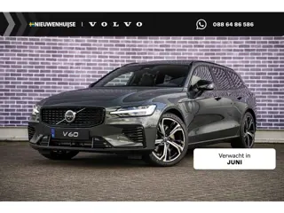 Volvo V60 2.0 T6 Plug-in hybrid AWD Ultra Dark | Panoramadak | Head Up Display | Donker Glas | Sport