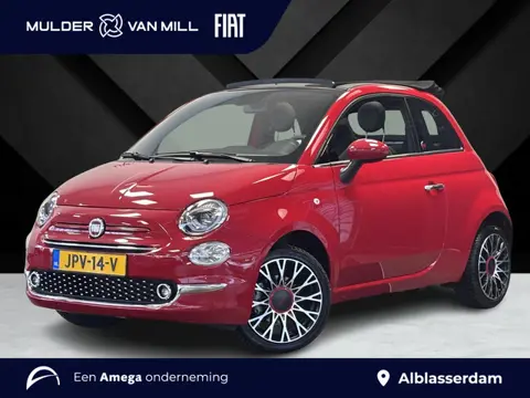 Fiat 500C Cabio RED 1.0 Hybrid 70pk | CLIMA | 16" LM-VELGEN | NAVI | DAB+ | APPLE CARPLAY / ANDROID 