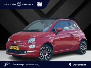 Fiat 500C Cabrio RED 1.0 Hybrid 70pk | NAVI | CLIMA | DAB+ | 16" LM-VELGEN | APPLE CARPLAY / ANDROID