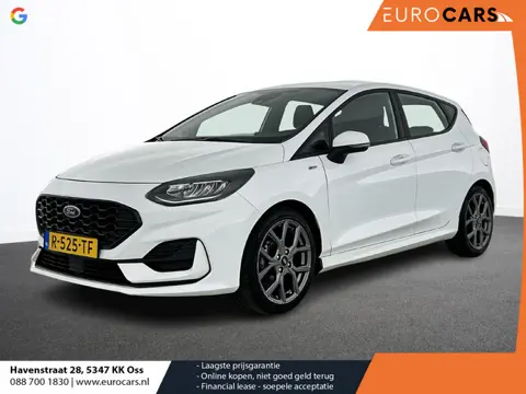 Ford Fiesta 1.0 EcoBoost Hybrid ST-Line Navigatie Apple Carplay/Android Auto Parkeersensoren achter 