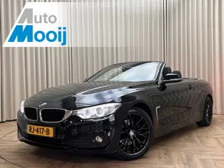 BMW 4 Serie Cabrio 420d High Executive *BLACK LINE* Leder / Stoelverw. / Navigatie Prof. / Memory / 