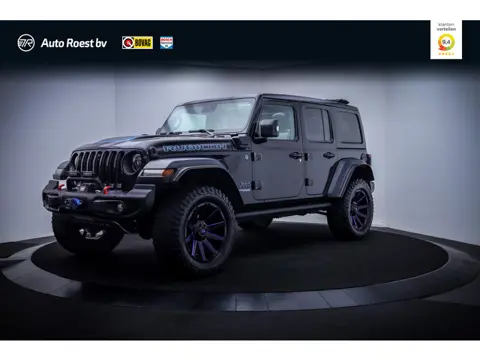 Jeep Wrangler Unlimited 4xe380 RUBICON SOH 94% | SOFTTOP | FULL LED | ACC | LEDER | STUUR+STOELVERW 