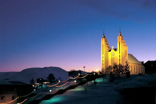 Transfers van Akureyri Airport naar Akureyri hotel/appartement v.v.