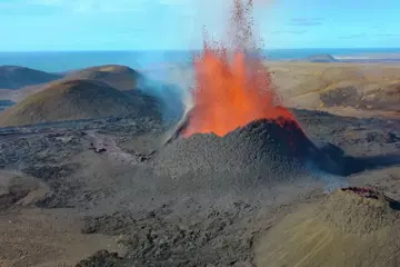 Volcano helikopter vlucht
