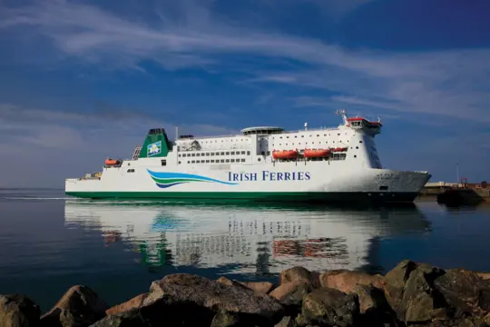 Calais-Dover in combinatie met ferry over de Ierse Zee
