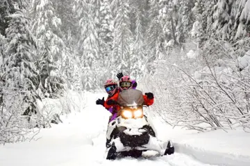 Sneeuwscootertocht vanuit Whistler
